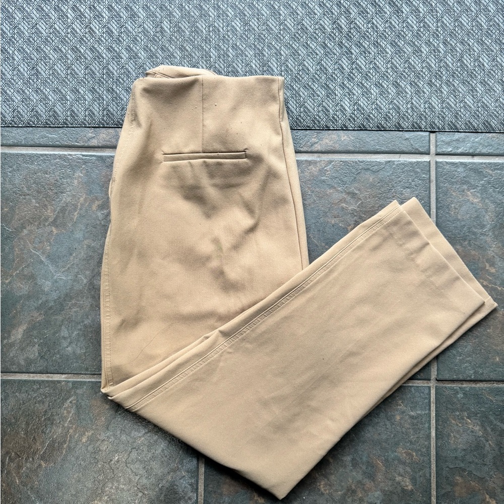 Rachel Zoe Tan Chino Pants Cotton Twill